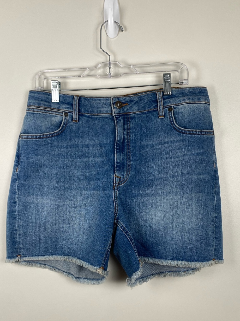 Tecovas Light Denim Cut Off Shorts 31